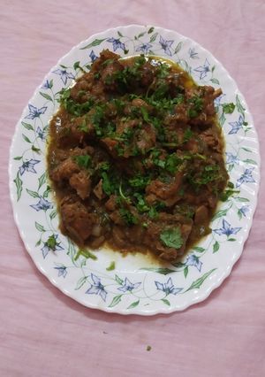 A picture of Capsicum Chicken.