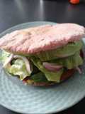 Tapadito de pan pita y lomito