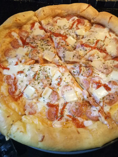 Foto resep Pizza Meat lover homemade