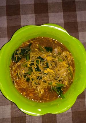 Foto resep Mie kuah sayur rumahan