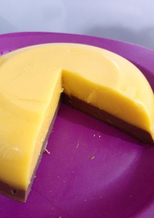 Foto resep Puding Mangga Coklat (Cukup 4 Bahan)