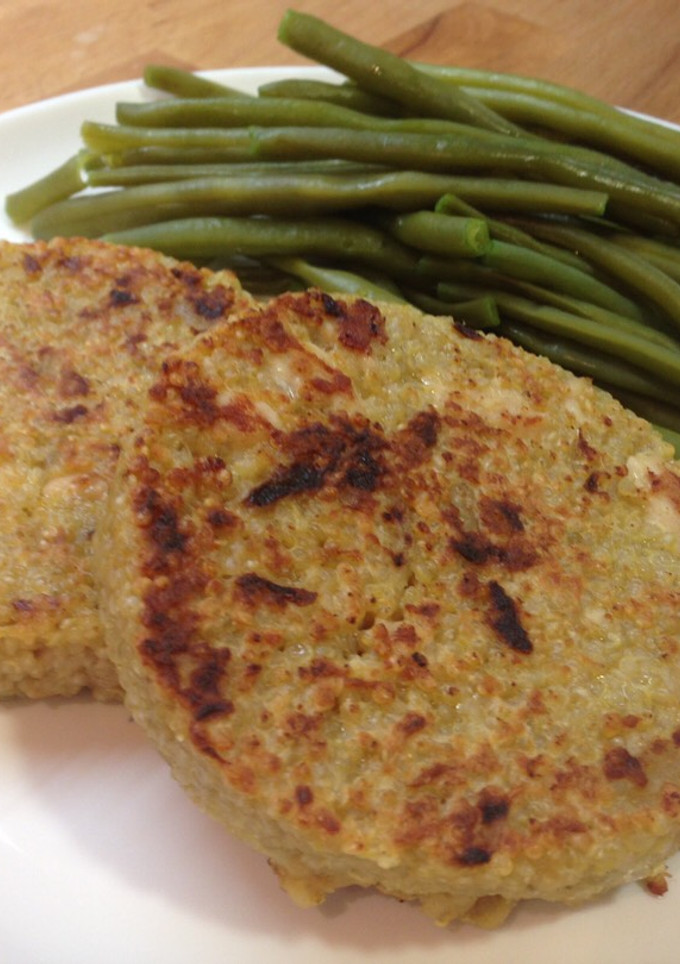 Una foto de Hamburguesas de quinoa y pavo