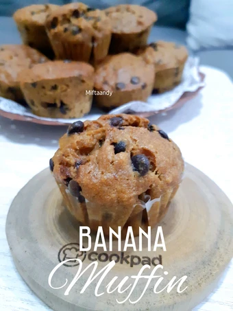 Cara Gampang Membuat Resep  Banana muffin yang Bikin Ngiler, Bikin Ketagihan
