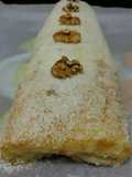 Brazo gitano de crema y coco