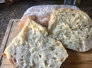Una foto de Panadería: Ciabata esponjosa