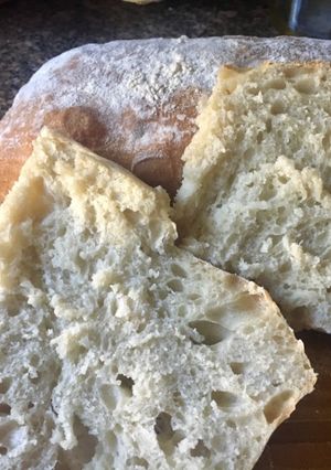 Una foto de Panadería: Ciabata esponjosa