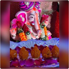 A picture of Boondi Modak.
