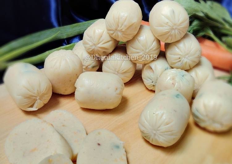 Resep Sosis ayam sayuran mini Homemade, Enak Banget