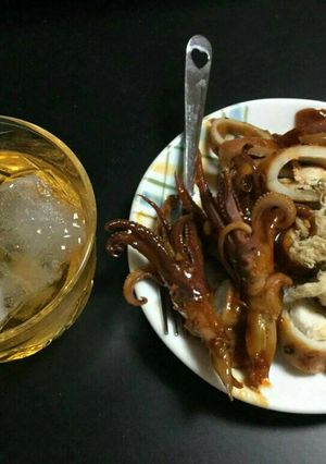 Hình của món Mực rim.