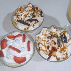 تحلية الفلان والبسكويت والفروالة 🍧🍓🇩🇿💚🫶🏻💚-レシピのメイン写真