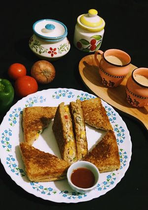 A picture of Veg Mayo Sandwich.
