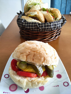 عکسی از دستور برگر خانگی