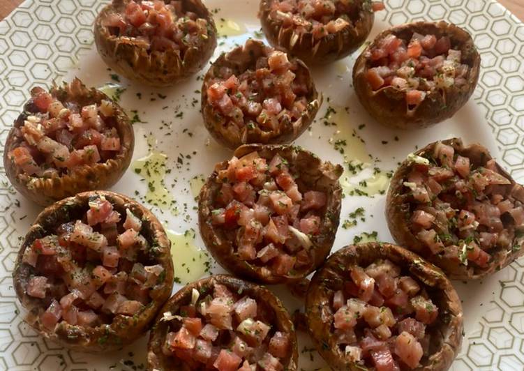 Champiñones rellenos