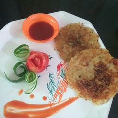 Aloo chilla A picture of Aloo chilla.