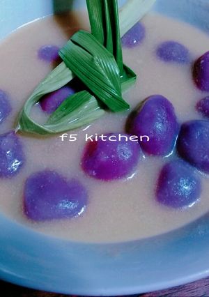 Foto resep Kolak candil ubi ungu