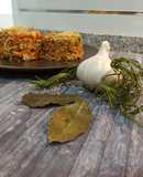 Ensalada templada de arroz, verduras y tofu 🥣🥗. (🌱vegano🌱)