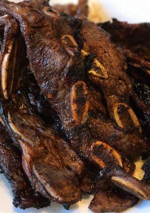 A picture of Korean BBQ Beef Short Ribs.