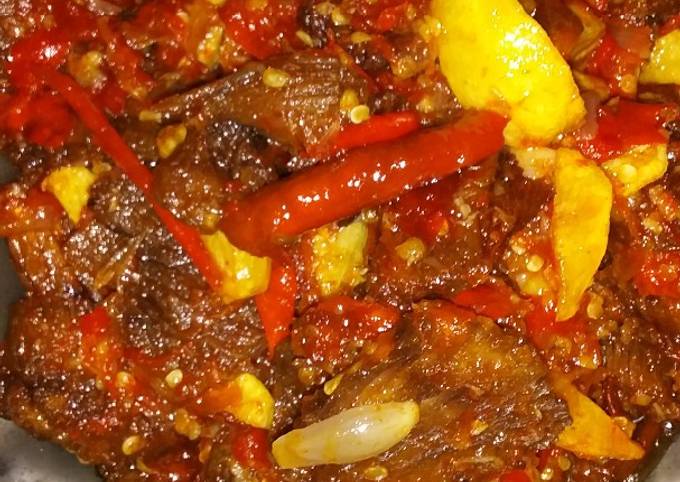 Resep Dendeng Balado Khas Padang Oleh Ziie Jambak Cookpad