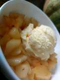 Pera Caramelizada com mel