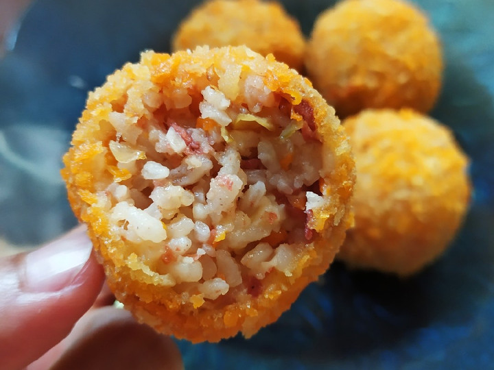 Resep Kroket nasi kornet Anti Gagal