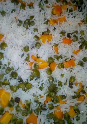A picture of Vegetable rice.