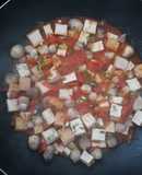 Món Chay Thịt Đường Tăng Tắm Cà Chua