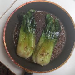 A picture of Super Delicious Grilled Bok Choy.