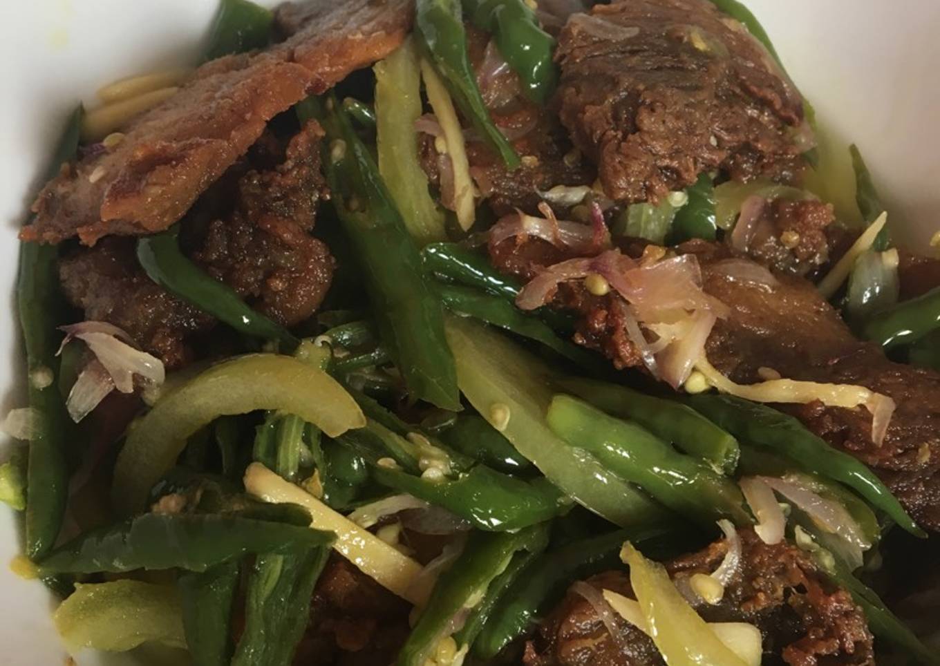 Dendeng Sambal Ijo