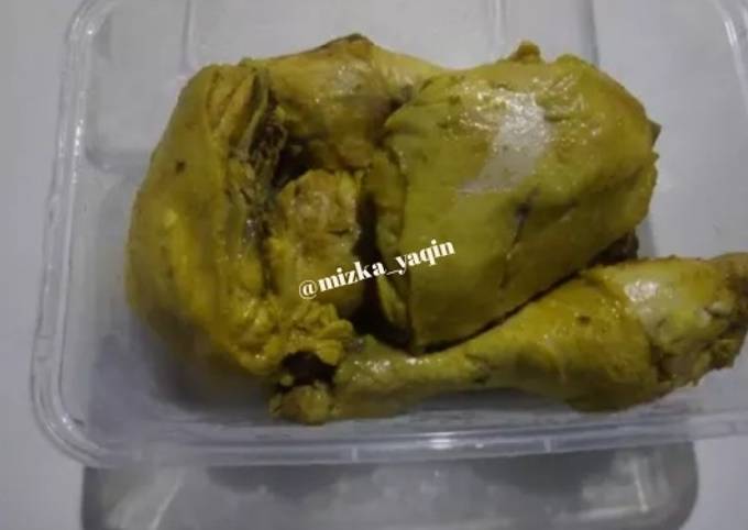 Ayam Ungkep Bumbu Dasar Kuning