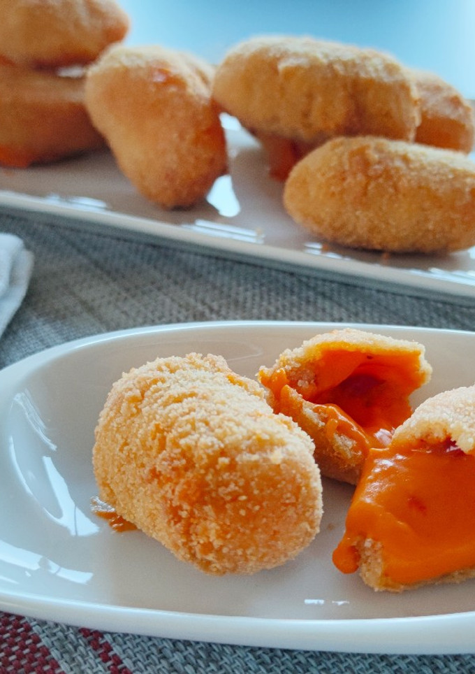 Una foto de Croquetas de piquillos (con Thermomix)