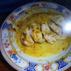 Grilled chicken breast A picture of Grilled chicken breast.