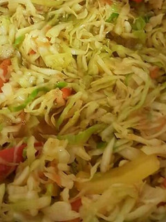 A picture of Fried cabbage.
