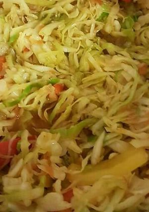 A picture of Fried cabbage.
