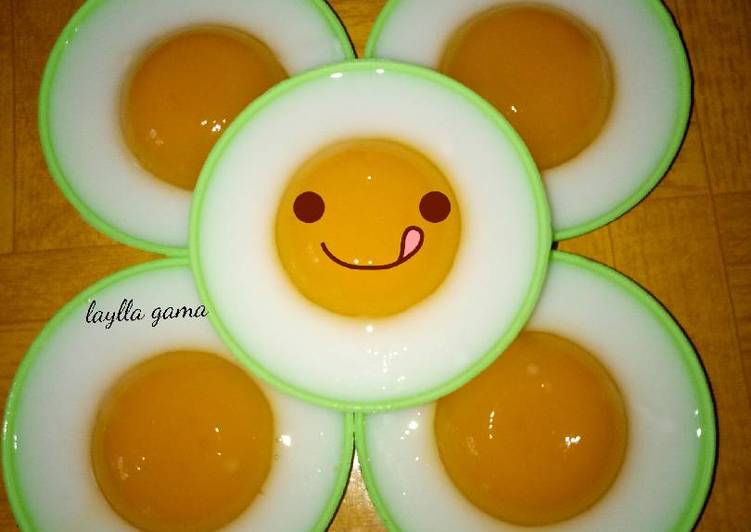 Puding telor ceplok