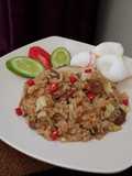 Nasi goreng sapi lada hitam