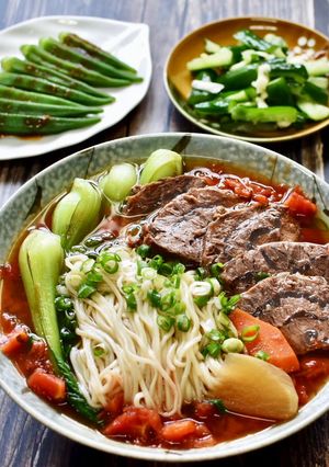 蕃茄牛肉麵 的食譜成品照片