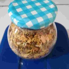 A picture of Moong Namkeen in Air fryer.