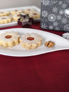 Glutén, tej és tojásmentes linzer recept fotója
