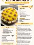 Torta Matera con Enrejado de Crema Pastelera