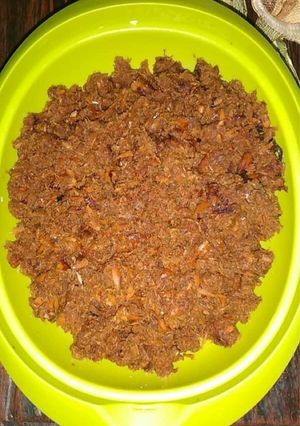 Foto resep Abon ikan cakalang (tongkol)