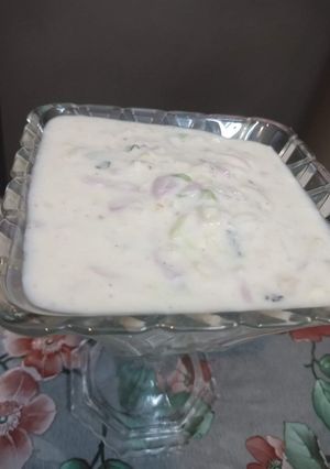 A picture of Vegetables raita.