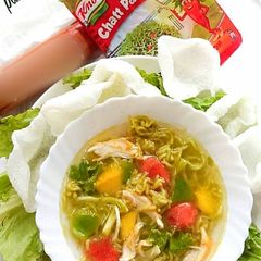 Vege soupy noodles🥣 A picture of Vege soupy noodles🥣.