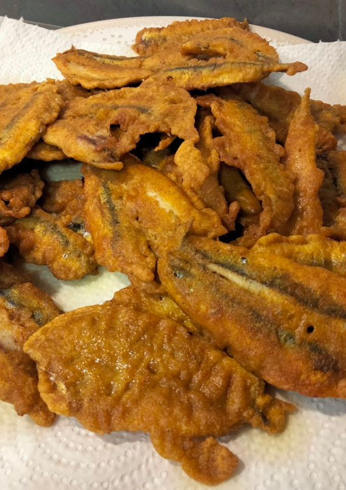 Una foto de Boquerones rebozados