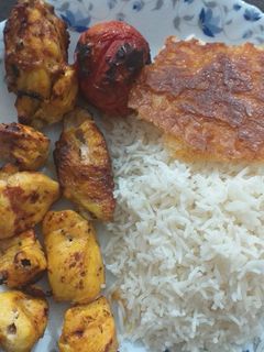 عکسی از دستور جوجه زعفرانی