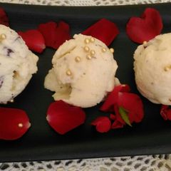 A picture of Tender Coconut Rose Petals Ice Cream.