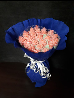 Una foto de Ramo de flores de chuches