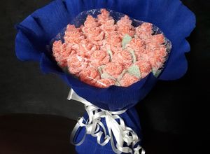 Una foto de Ramo de flores de chuches