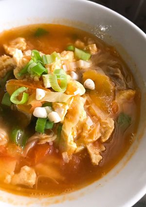 Foto resep Sup Tomat Telur