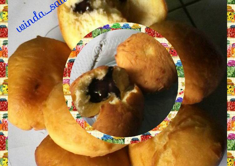 Donat menul isi coklat