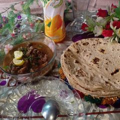A picture of Podeena gosht.